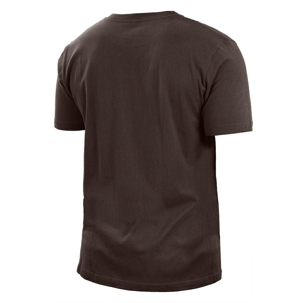Cleveland Browns New Era 2022 Sideline Ink Dye T-Shirt Brown - NFL