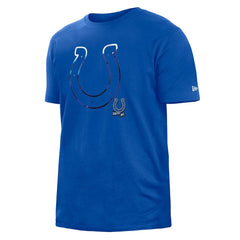 Indianapolis Colts New Era 2022 Sideline Ink Dye T-Shirt Blue - NFL