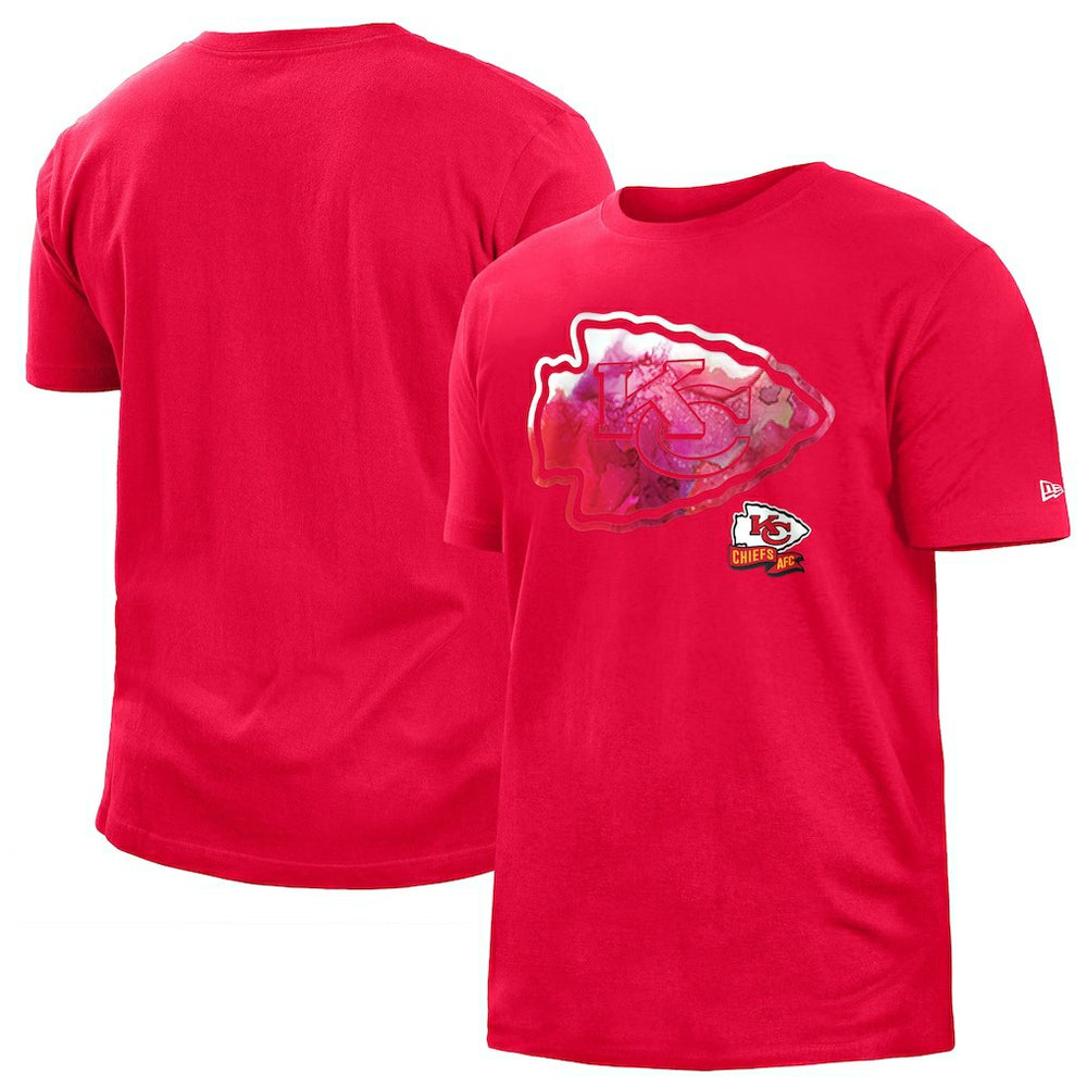 Kansas City Chiefs New Era 2022 Sideline Ink Dye T-Shirt Red - NFL