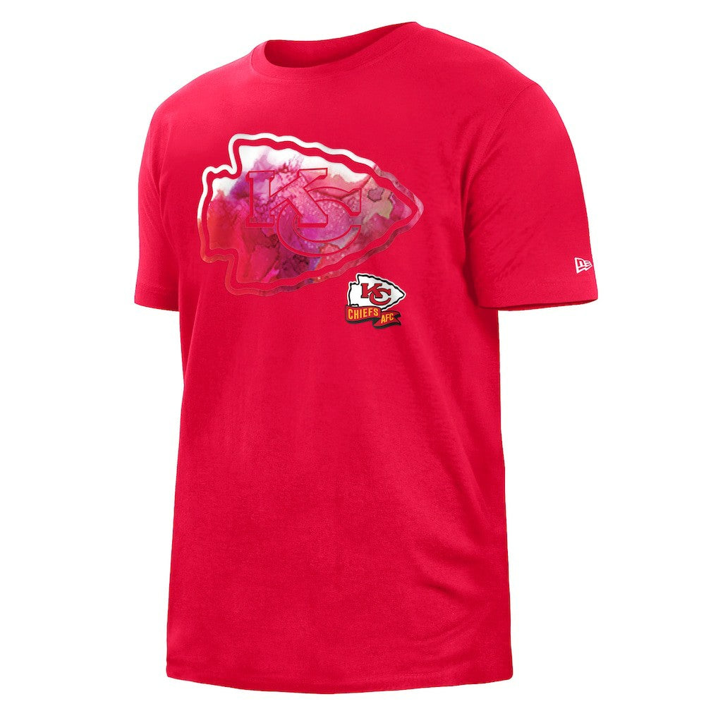 Kansas City Chiefs New Era 2022 Sideline Ink Dye T-Shirt Red - NFL