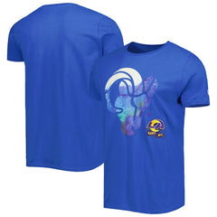 Los Angeles Rams New Era 2022 Sideline Ink Dye T-Shirt Royal - NFL