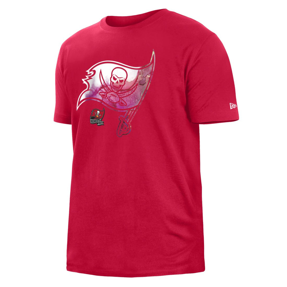 Tampa Bay Buccaneers New Era 2022 Sideline Ink Dye T-Shirt Red - NFL