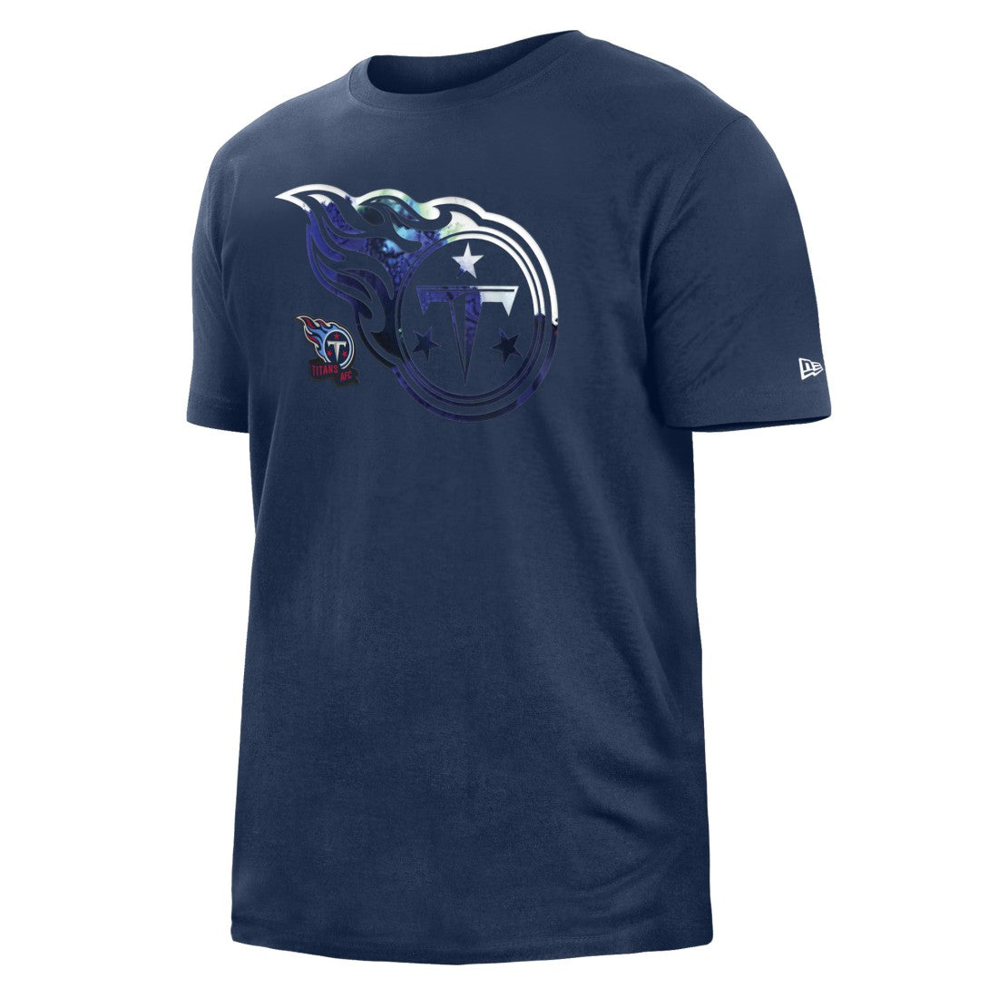 Tennessee Titans New Era 2022 Sideline Ink Dye T-Shirt Navy - NFL