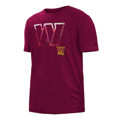 Washington Commanders New Era 2022 Sideline Ink Dye T-Shirt Burgundy - NFL