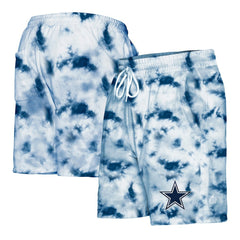 Dallas Cowboys New Era Tie-Dye Shorts Navy - NFL