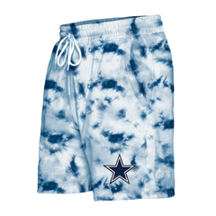 Dallas Cowboys New Era Tie-Dye Shorts Navy - NFL