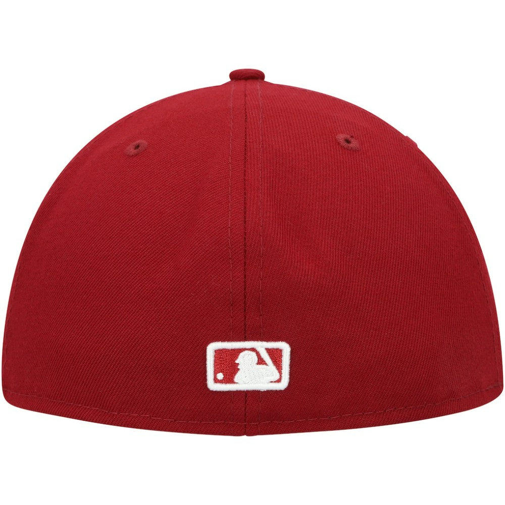 Tampa Bay Rays New Era White Logo 59FIFTY Fitted Hat discount