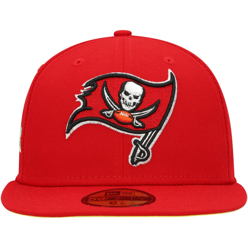 Tampa Bay Buccaneers New Era Super Bowl XXXVII Citrus Pop 59FIFTY Fitted Hat Scarlet - NFL