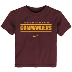 Washington Commanders Preschool Wordmark T-Shirt Burgundy - Nike