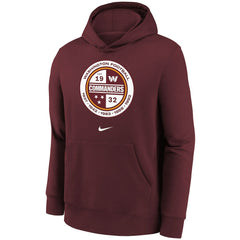 Washington Commanders Youth Alternate Logo Pullover Hoodie Burgundy - Nike