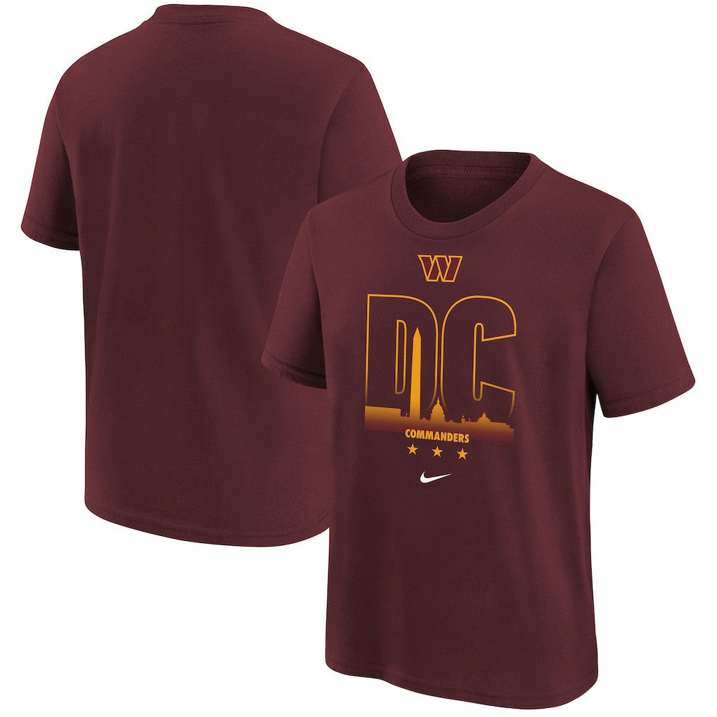 Washington Commanders Youth Team City T-Shirt Burgundy - Nike
