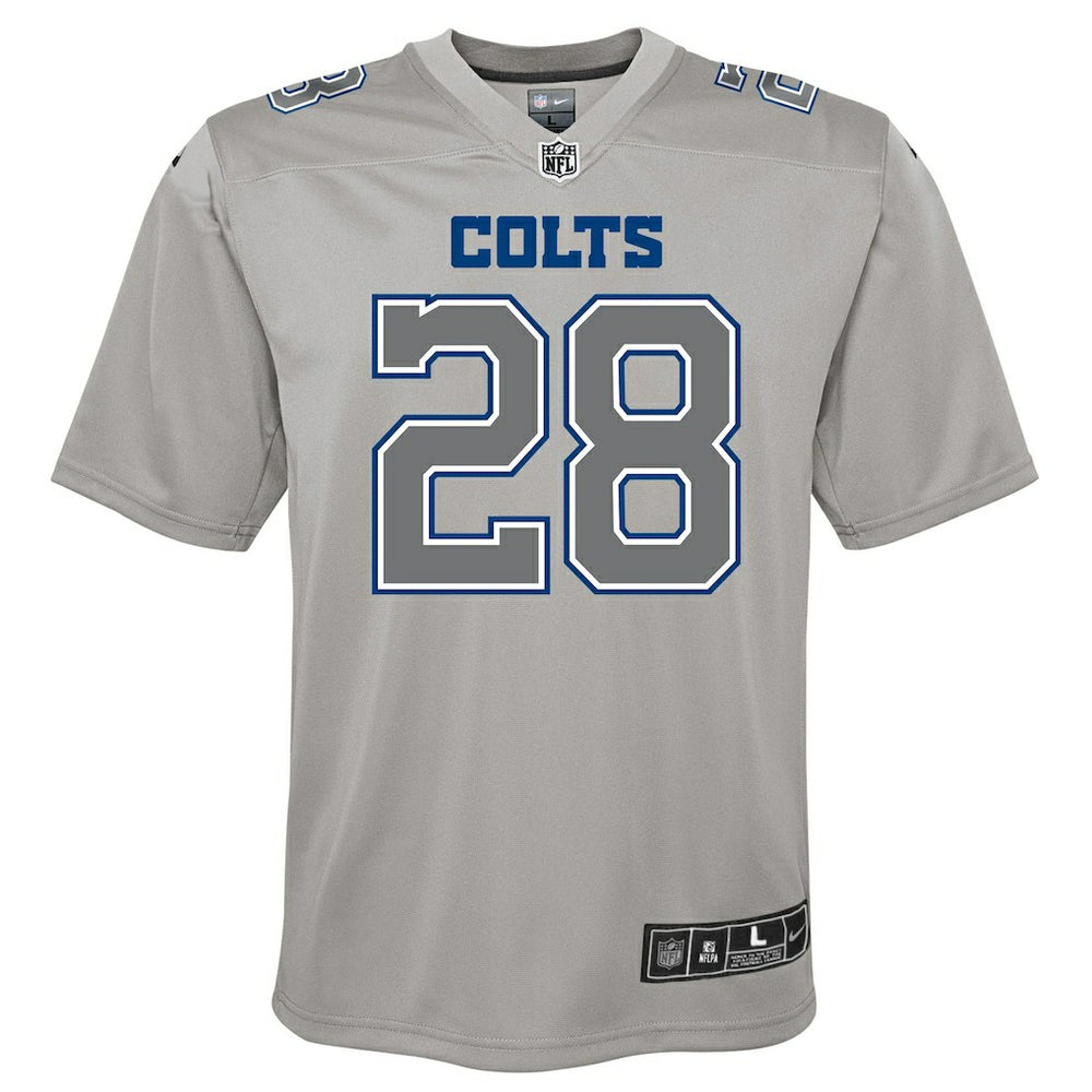 Jonathan Taylor Indianapolis Colts Youth Atmosphere Game Jersey Gray - Nike