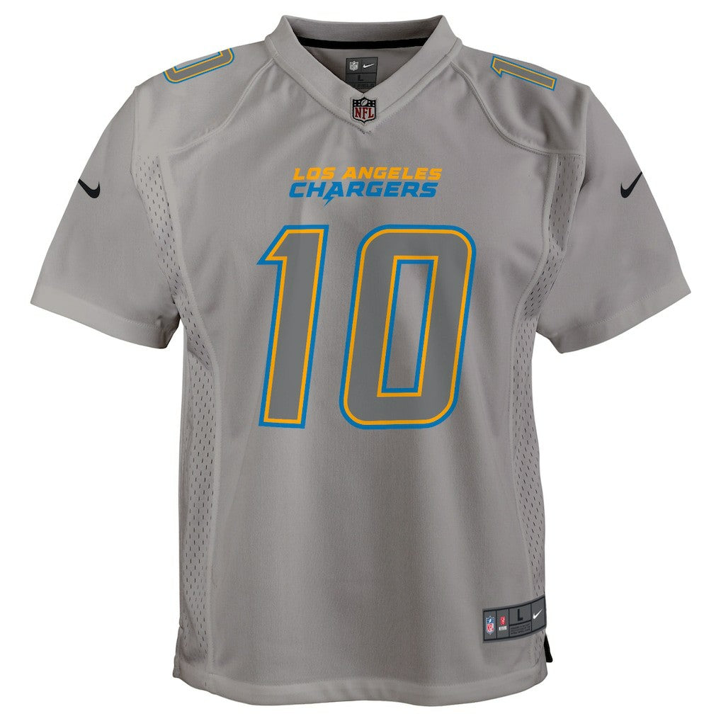 Justin Herbert Los Angeles Chargers Youth Atmosphere Game Jersey Gray - Nike