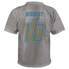Justin Herbert Los Angeles Chargers Youth Atmosphere Game Jersey Gray - Nike