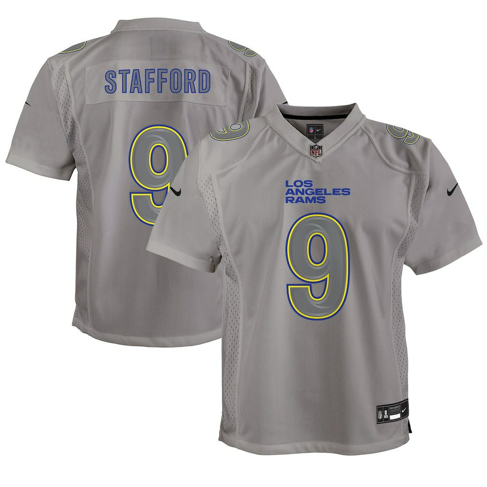 Matthew Stafford Los Angeles Rams Youth Atmosphere Game Jersey Gray - Nike