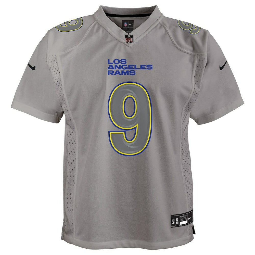 Matthew Stafford Los Angeles Rams Youth Atmosphere Game Jersey Gray - Nike