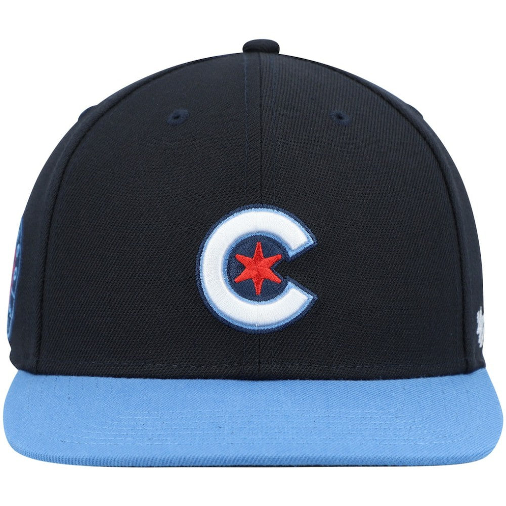 Chicago Cubs '47 2021 City Connect Captain Snapback Hat Sale