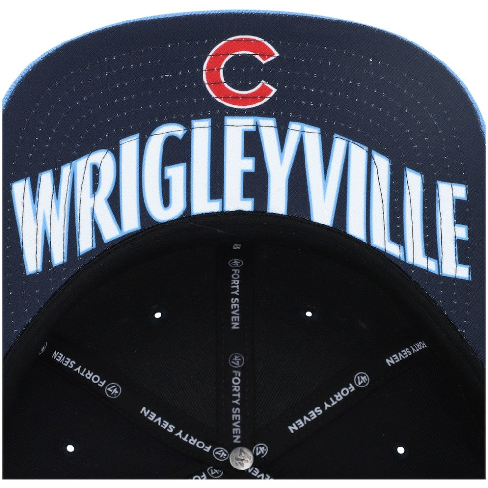 Chicago Cubs '47 2021 City Connect Captain Snapback Hat Sale