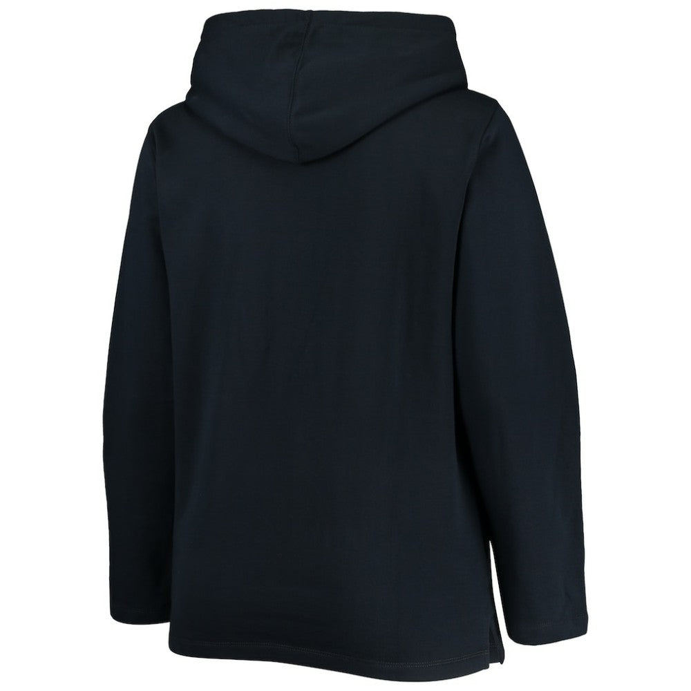 Detroit Tigers Soft as a Grape Women's Plus Size Side Split Pullover Hoodie Online
