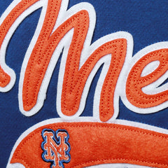 New York Mets Soft as a Grape Women's Plus Size Side Split Pullover Hoodie Clearance
