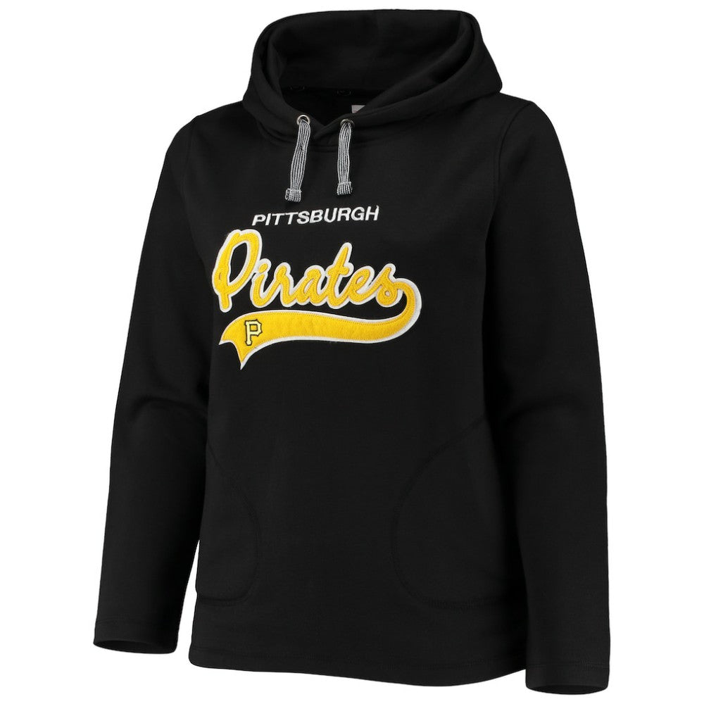 Pittsburgh Pirates Soft as a Grape Women's Plus Size Side Split Pullover Hoodie On Sale