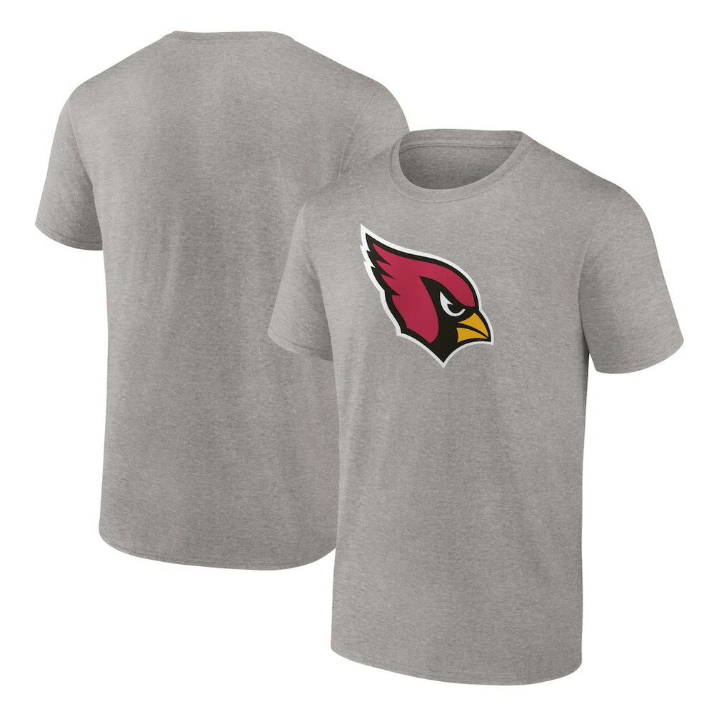 Arizona Cardinals Primary Logo T-Shirt Heather Gray - Fanatics
