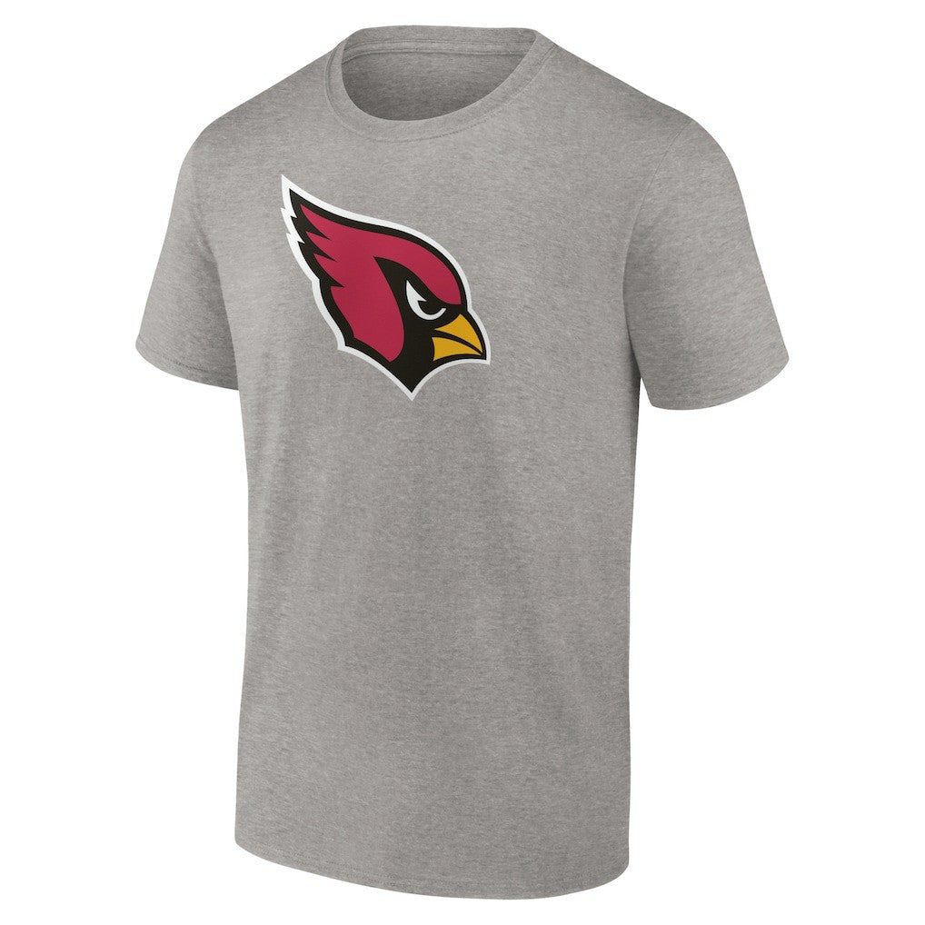 Arizona Cardinals Primary Logo T-Shirt Heather Gray - Fanatics