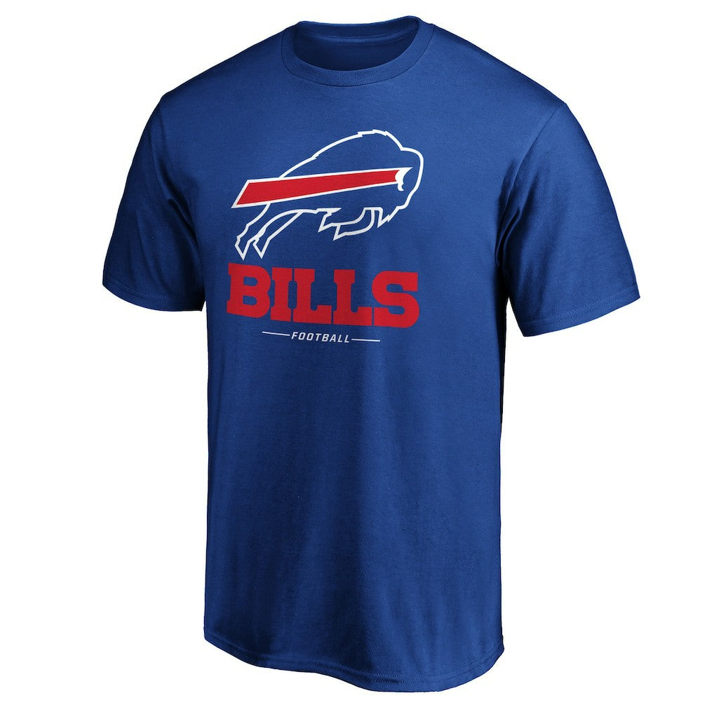 Buffalo Bills Team Lockup T-Shirt Royal - NFL