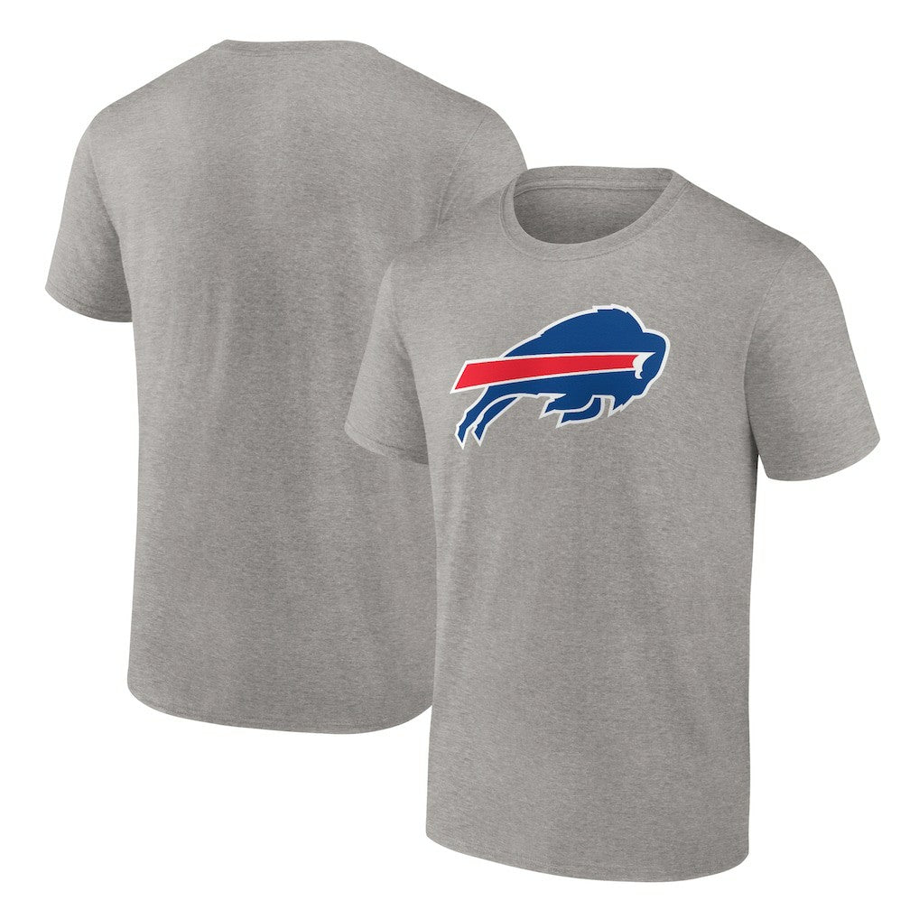 Buffalo Bills Primary Logo T-Shirt Heather Gray - Fanatics