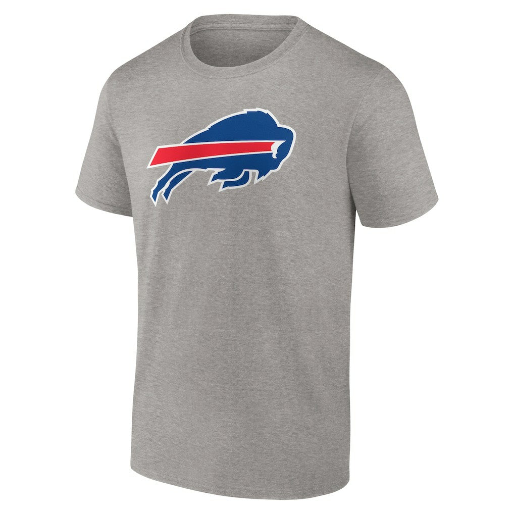 Buffalo Bills Primary Logo T-Shirt Heather Gray - Fanatics