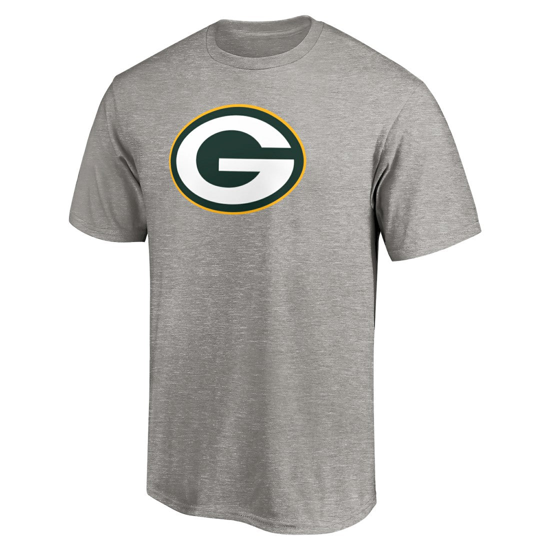 Green Bay Packers Primary Logo T-Shirt Heather Gray - Fanatics