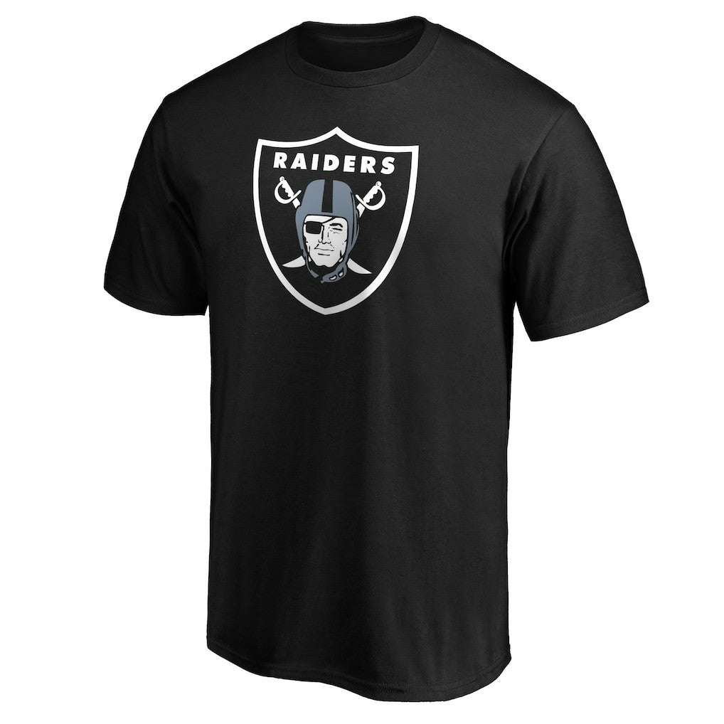 Las Vegas Raiders Primary Logo T-Shirt Black - Fanatics