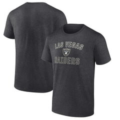 Las Vegas Raiders Victory Arch T-Shirt Heather Charcoal - Fanatics