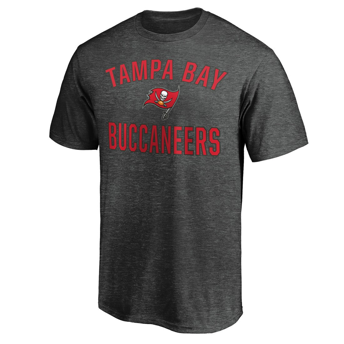 Tampa Bay Buccaneers Victory Arch T-Shirt Heather Charcoal - Fanatics