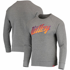 NBA - Phoenix Suns Sportiqe Harmon Raglan Tri-Blend Pullover Sweatshirt - Gray