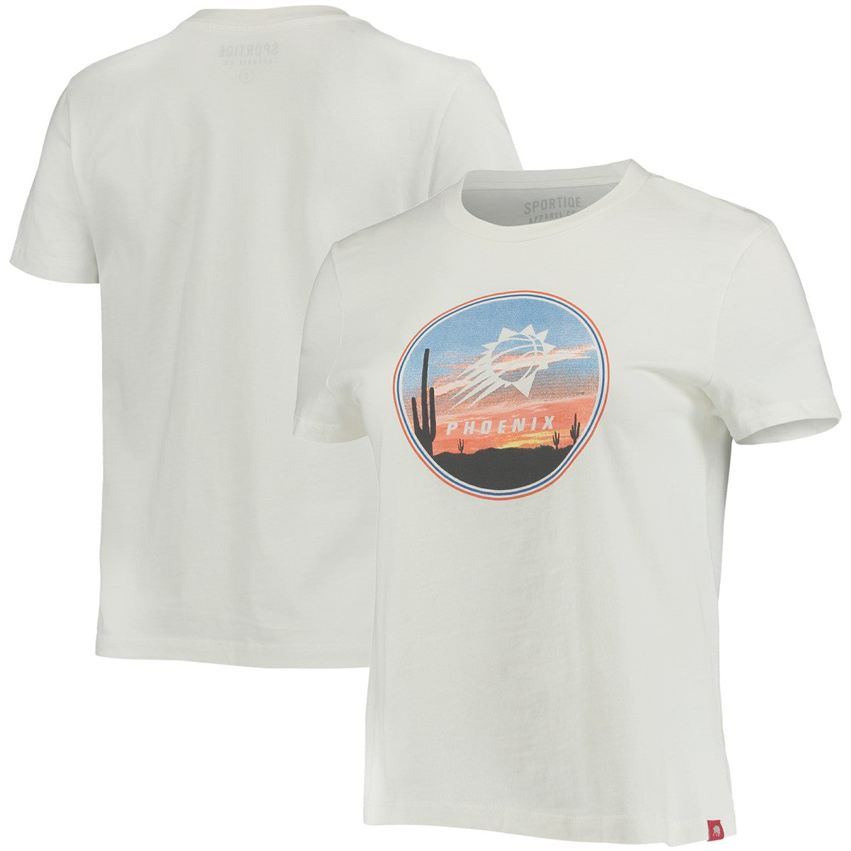 NBA - Phoenix Suns Sportiqe Women's Arcadia T-Shirt - White