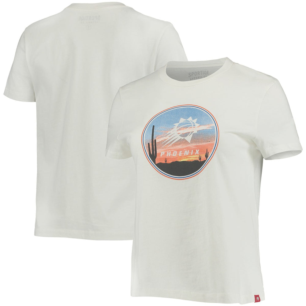 NBA - Phoenix Suns Sportiqe Women's Arcadia T-Shirt - White