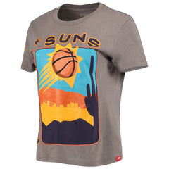 NBA - Phoenix Suns Sportiqe Women's Street Capsule Arcadia T-Shirt - Charcoal