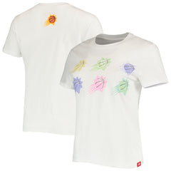 NBA - Phoenix Suns Sportiqe Women's Street Capsule Arcadia T-Shirt - White