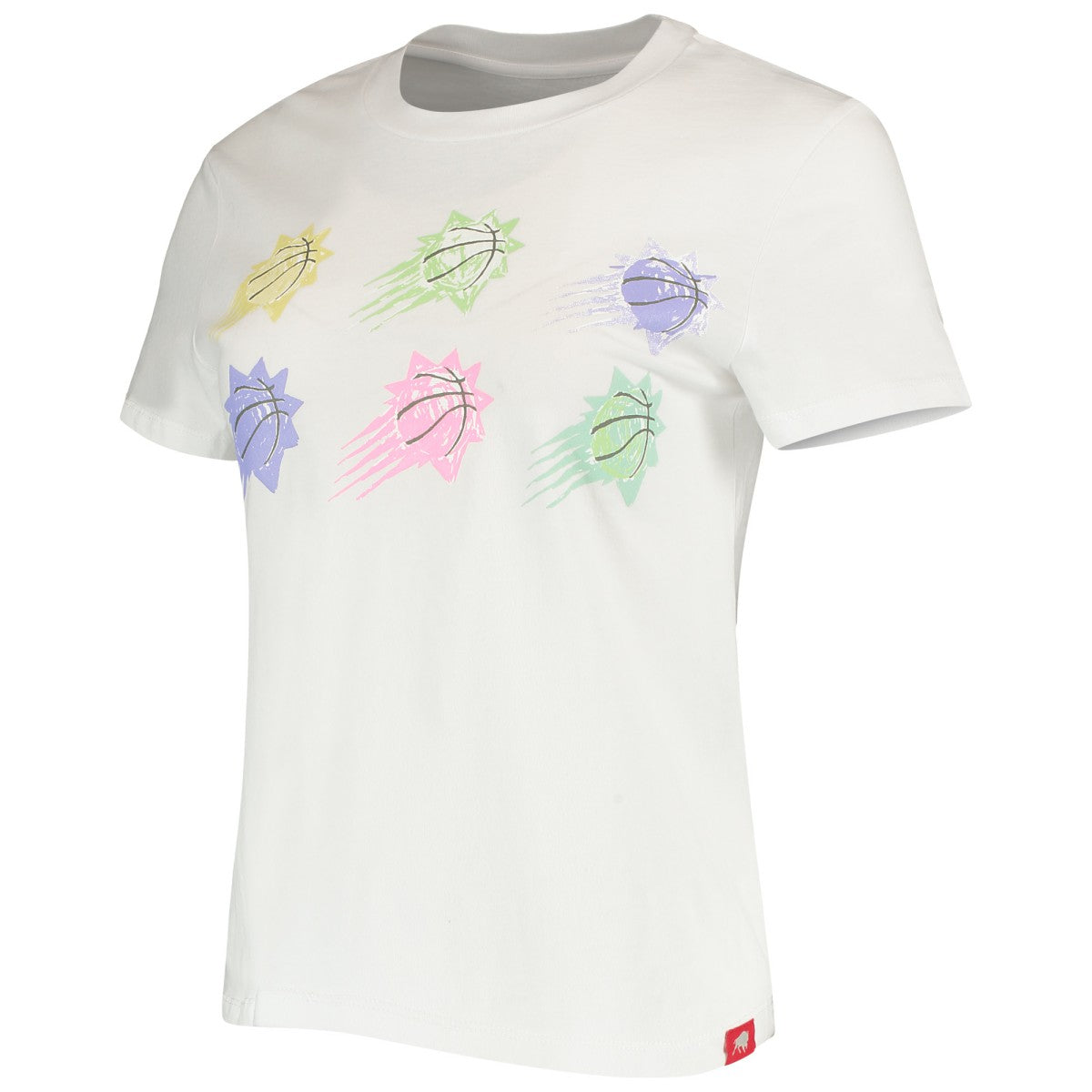 NBA - Phoenix Suns Sportiqe Women's Street Capsule Arcadia T-Shirt - White