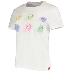 NBA - Phoenix Suns Sportiqe Women's Street Capsule Arcadia T-Shirt - White