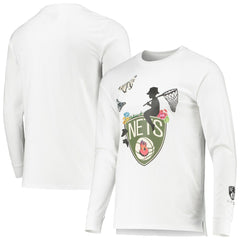 NBA - Brooklyn Nets Sue Tsai Long Sleeve T-Shirt - White