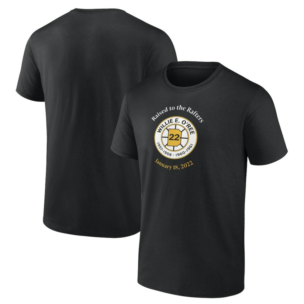 Willie O'Ree Boston Bruins Retirement T-Shirt Black