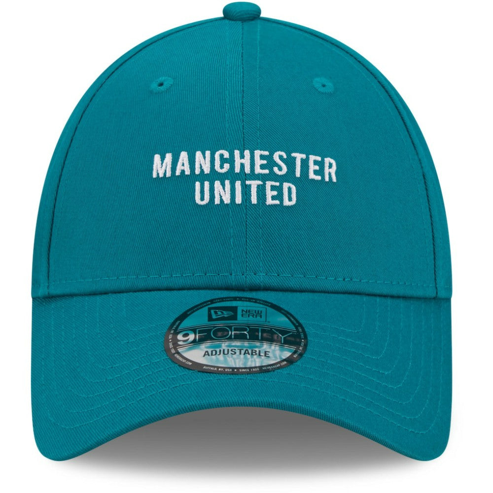 New Era Manchester United New Era Seasonal 9FORTY Adjustable Hat - Turquoise