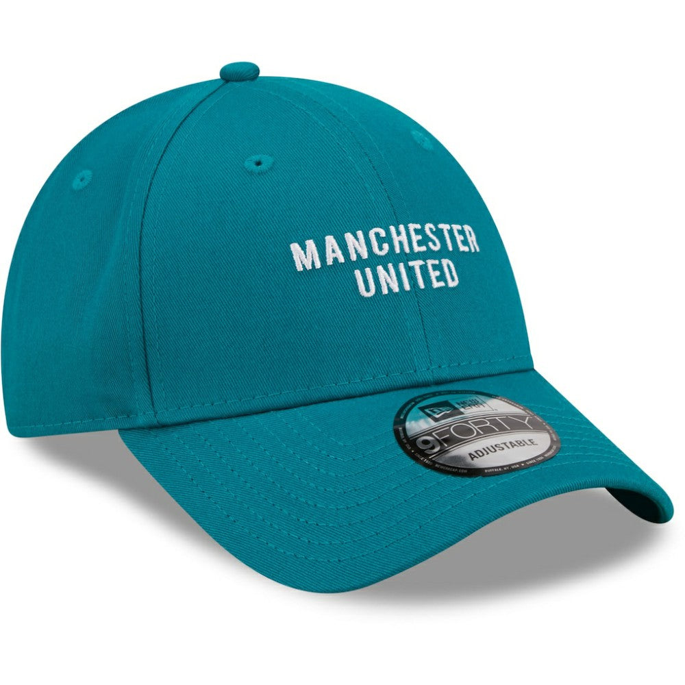New Era Manchester United New Era Seasonal 9FORTY Adjustable Hat - Turquoise