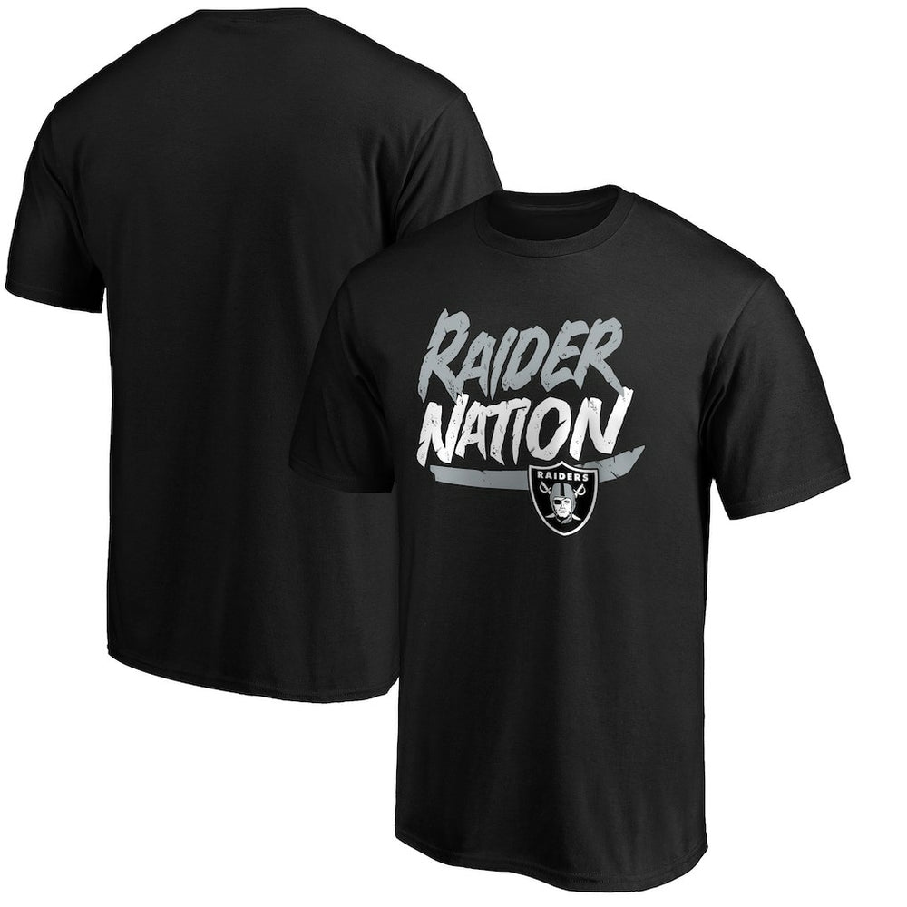 Las Vegas Raiders Hometown Collection Raider Nation T-Shirt Black - NFL