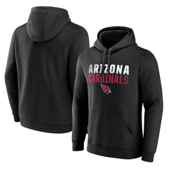 Arizona Cardinals Fade Out Fitted Pullover Hoodie Black - NFL
