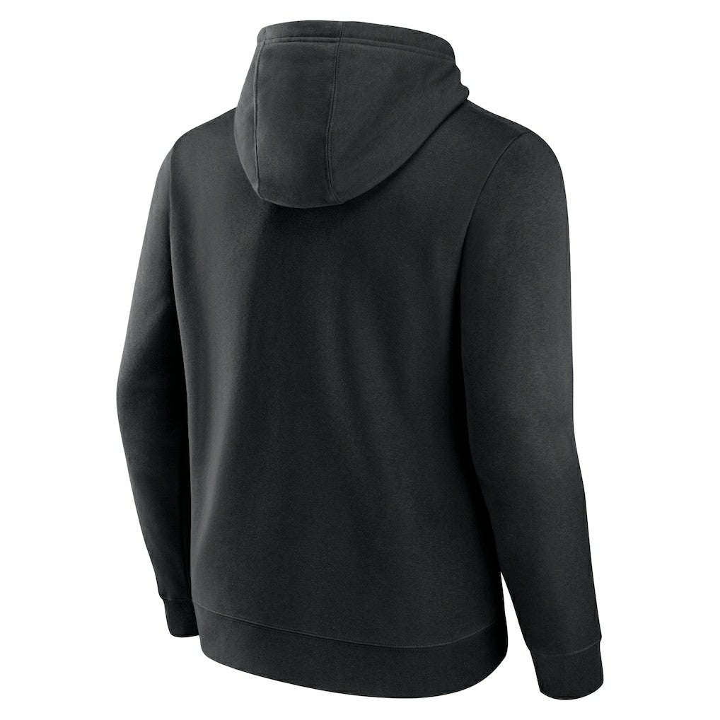 Arizona Cardinals Fade Out Fitted Pullover Hoodie Black - NFL
