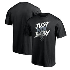 Las Vegas Raiders Just Win T-Shirt Black - NFL