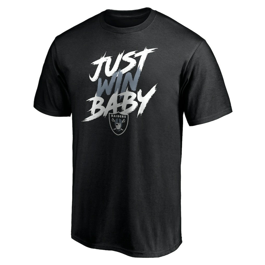 Las Vegas Raiders Just Win T-Shirt Black - NFL